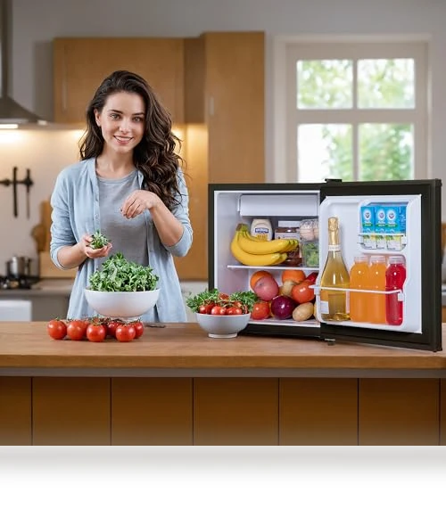 Mini Fridge with Compact Freezer — Mini Fridges, Tehanld