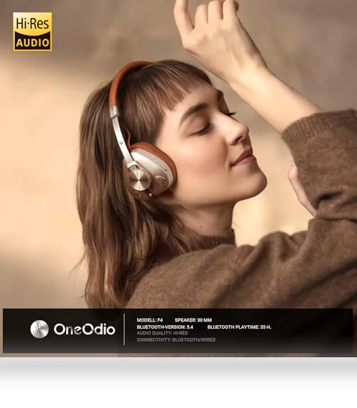 Retro Wireless On-Ear Headphones — In-Ear Headphones, OneOdio