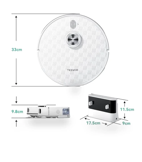 Robot Vacuum and Mop Combo — Smart Cleaning Robots, Tesvor