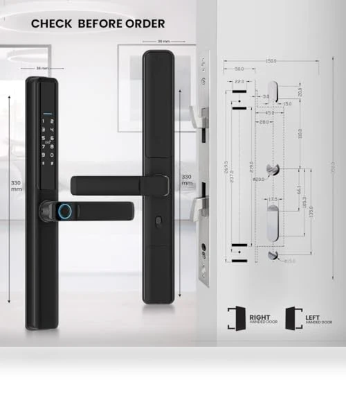 Sliding Smart Door Lock — Smart Home Security, We Technology