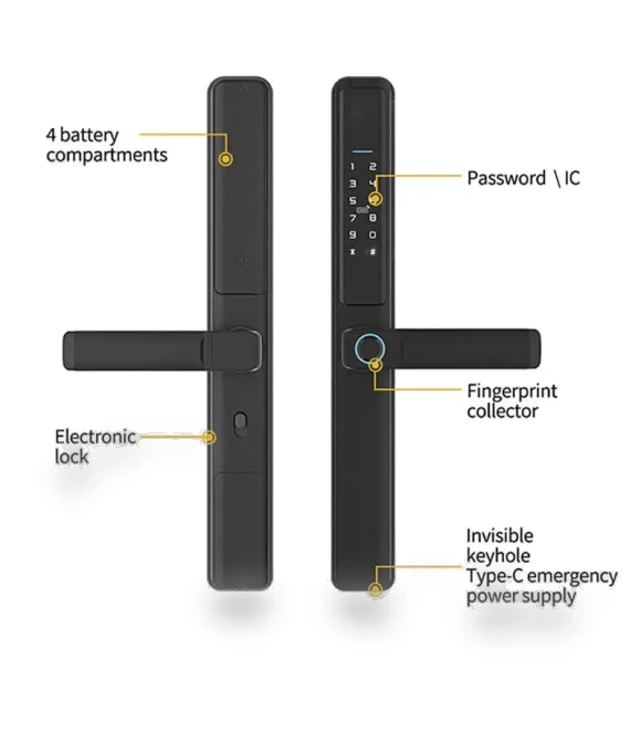 Sliding Smart Door Lock — Smart Home Security, We Technology