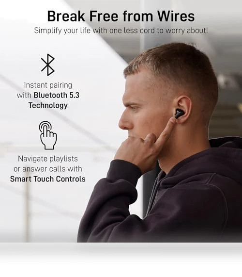 True Wireless Earbuds with Charging Case — In-Ear Headphones, Groovz Audio