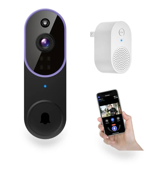 Wireless WiFi Video Doorbell Camera — Smart Home Security