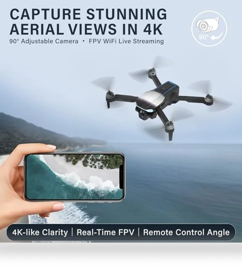 4K Drone with Camera — Drones, ZOUHOE
