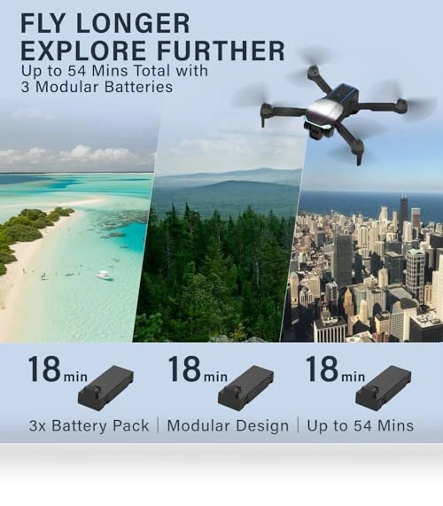 4K Drone with Camera — Drones, ZOUHOE