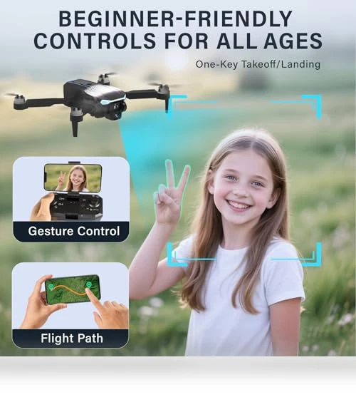 4K Drone with Camera — Drones, ZOUHOE