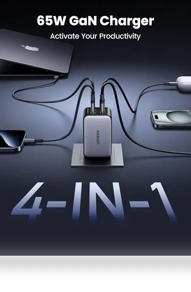 65W USB C Charger Block - Nexode 4-Port GaN Charger — Chargers & Adapters, UGREEN