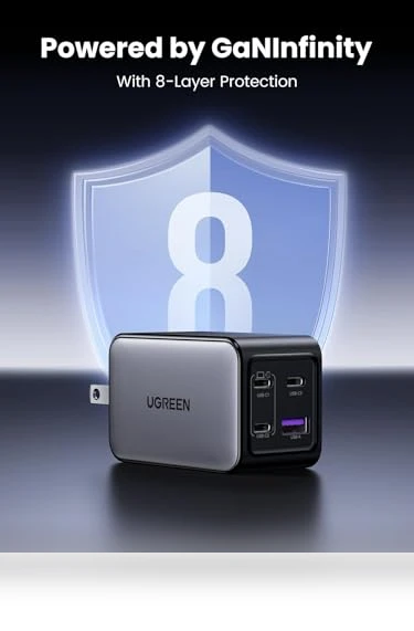 65W USB C Charger Block - Nexode 4-Port GaN Charger — Chargers & Adapters, UGREEN