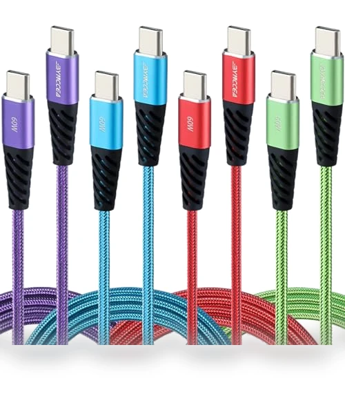 Fast Charging USB C Cable 4-Pack — USB, Bynccea
