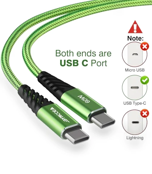 Fast Charging USB C Cable 4-Pack — USB, Bynccea