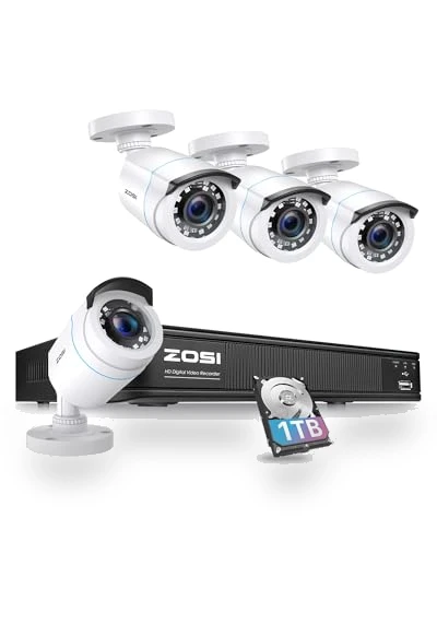 Full 1080p Home Security Camera System — Smart Home Security, ZOSI