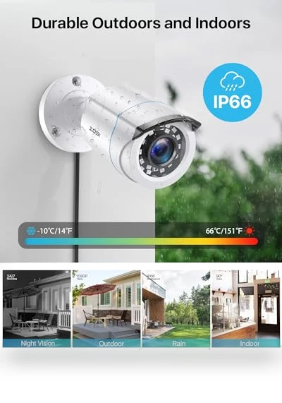 Full 1080p Home Security Camera System — Smart Home Security, ZOSI
