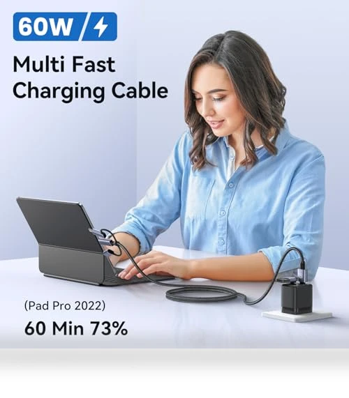 Multi Charger Cord 6 in 1 USB Cable — Cables, enablink