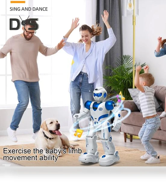 Programmable Dancing Robot with LED Eyes — Interactive Figures & Robots, Play with You