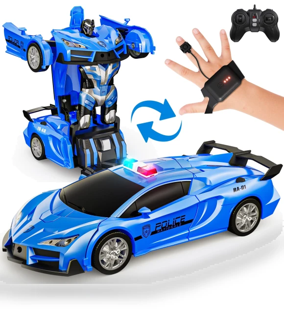 Radio Controlled Car for Kids Robot Toy Transformation Gesture Control Toy Car — Interactive Figures & Robots, DOKI DOKI MARKET form NIPPON