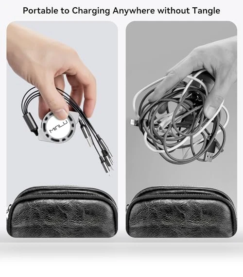 Retractable Multi Charging Cable — Cables, Minlu