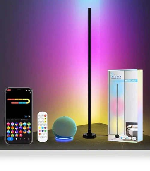 RGBW Corner Floor Lamp — Desk & Table Lighting, YTDRGB