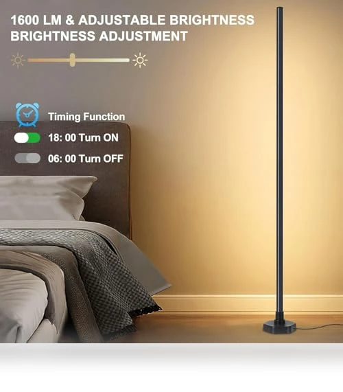 RGBW Corner Floor Lamp — Desk & Table Lighting, YTDRGB