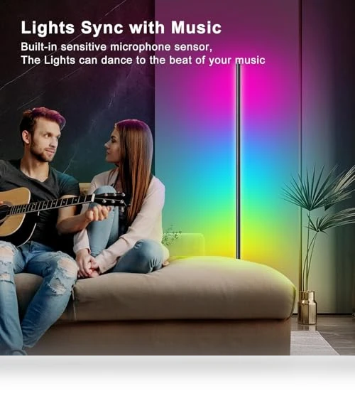 RGBW Corner Floor Lamp — Desk & Table Lighting, YTDRGB
