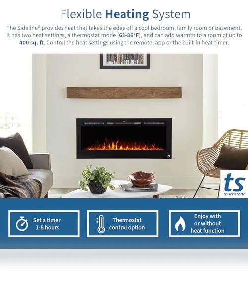 Smart Electric Fireplace — Electric Heating Solutions, Touchstone