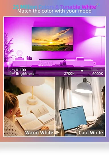 Smart LED Light Bulb - Color Changing Bulbs — LED, Dawwee
