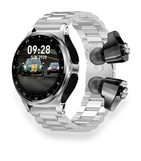 Smart Watch GT66 TWS 2 in 1 Headphones — Wearable Accessories, ESTG