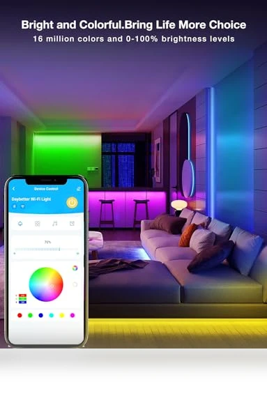 Smart WiFi LED Lights — LED Strips, DAYBETTER