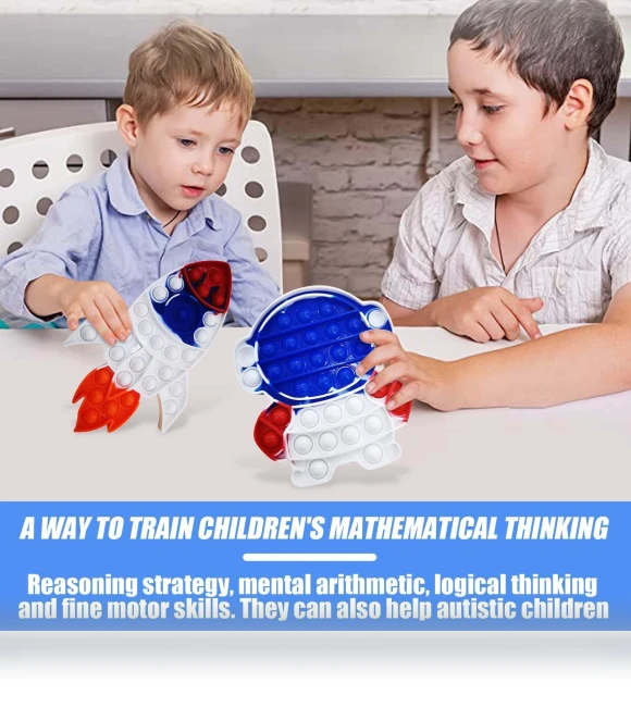 Stress Relief Sensory Bubble Push Toy — Stress Relievers, Muhayund