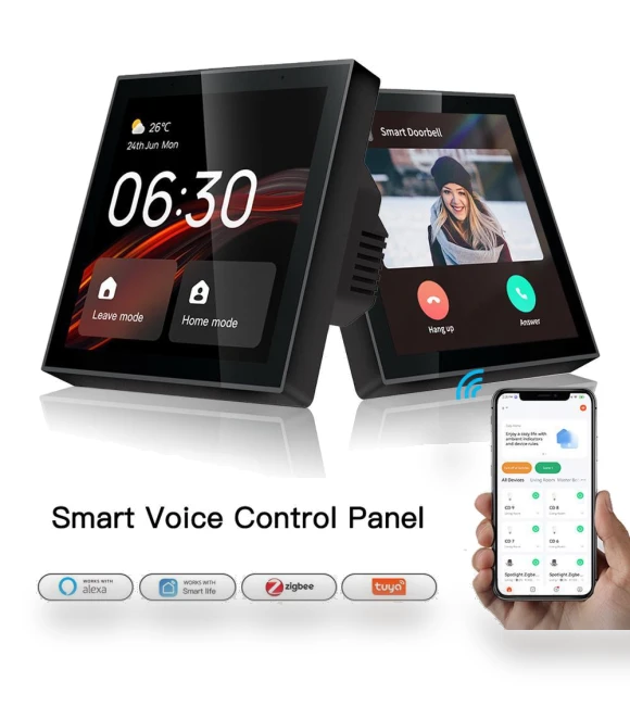 4-inch Full Screen Control Panel with ZigBee Gateway — Smart Home Hubs & Controllers, Smarter than future