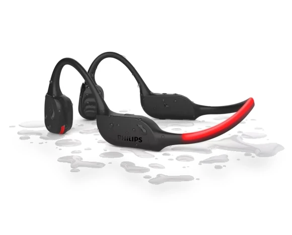 Bone Conduction Bluetooth Wireless Earphones with LED Safety Light — Audio Gear, AniWorld