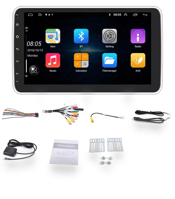 Car Radio with Bluetooth and HD Radio — Car Installation Essentials, Elenxs