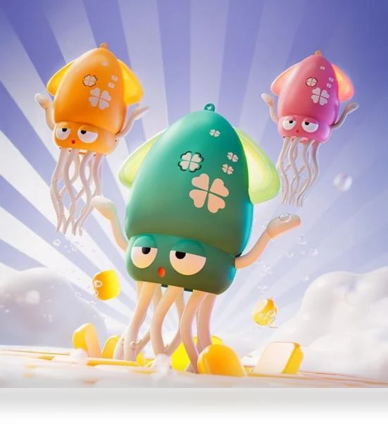 Electric Octopus Toy with LED Lights — Interactive Learning Devices, TOSIMA