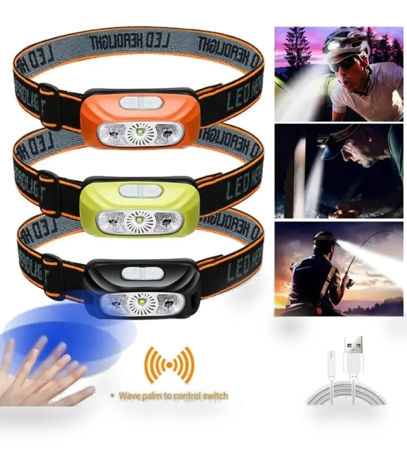 LED COB Induction Headlamp with Sensor — Flashlights, LIUXING Fire Outdoor Lighting Factory