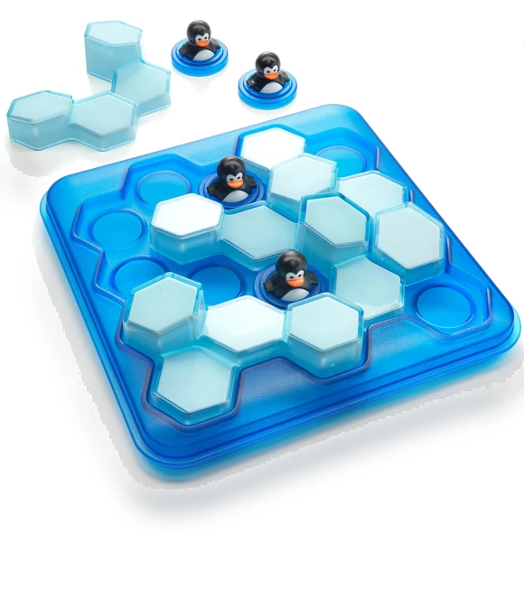 Penguin Pool Party Brain Training Puzzle Board Game — Assembly & Disentanglement Puzzles, nicoJAPAN