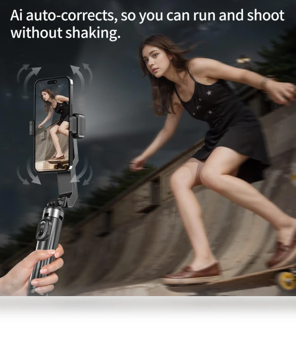 Portable 3-in-1 Selfie Stick Stabilizer — Selfie Sticks, AE Selection
