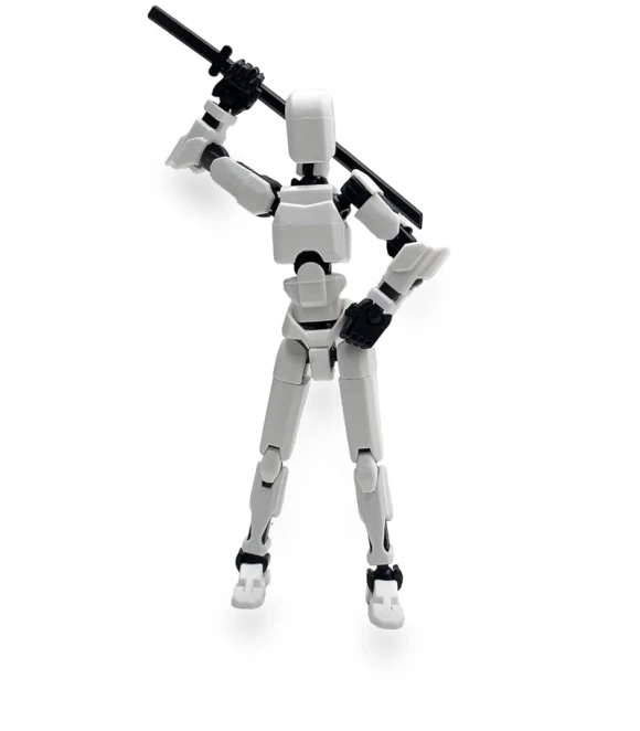 Robot Figure Action Plastic Model — Figure, SAKURA BLOSSOM TOYS