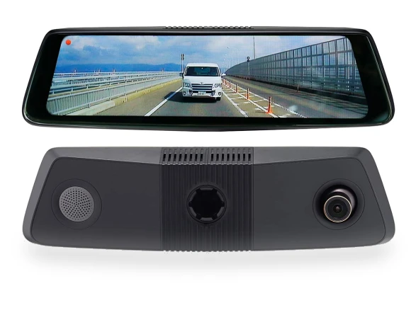 Smart Room Mirror with Front and Rear Drive Recorder — Rearview Video Systems, Zen-Japan Electronics