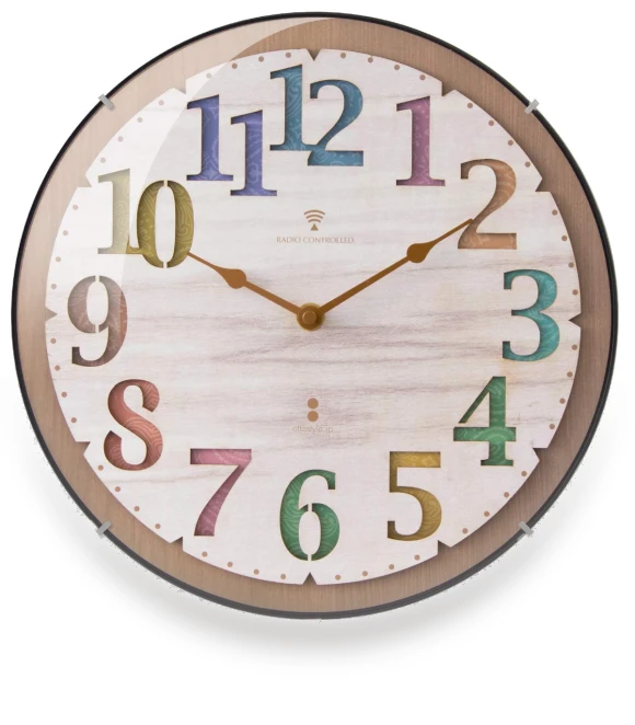 Wall Clock with Index, Automatic Reception, Analog, Silent, Indoor, Artistic, Stylish, Dome-shaped, Radio-controlled,... — Clocks, DOKI DOKI MARKET form NIPPON