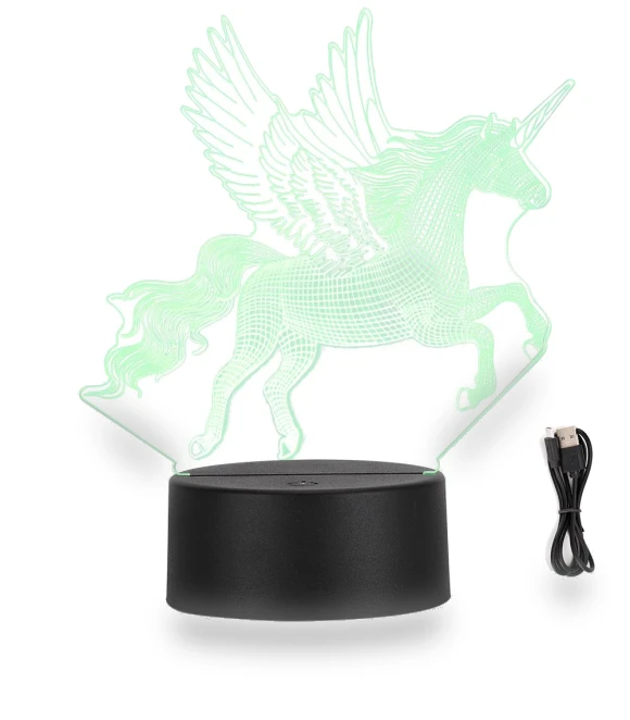 3D Unicorn Night Light — Kids' Lamps, GoolRC
