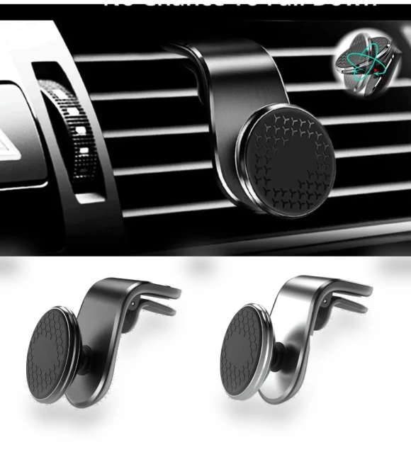 Creative Metal Magnetic Car Phone Holder — Dashboard Installation Kits, happy8