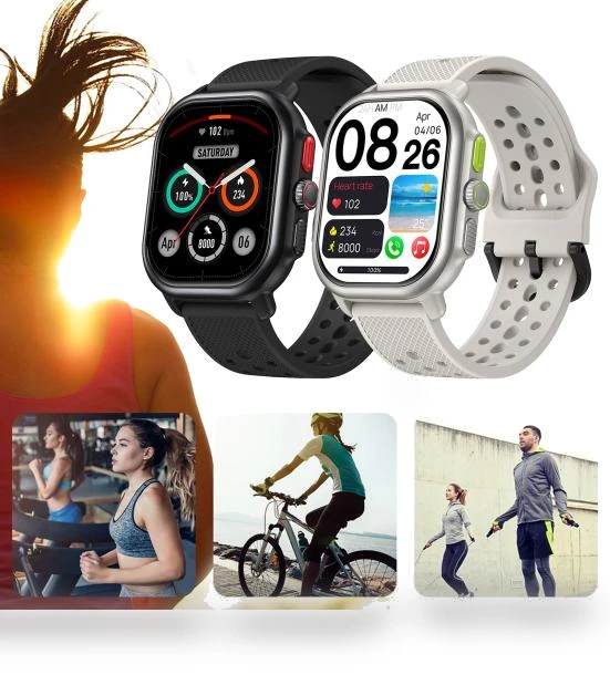 Digital Sports Watch with Large AMOLED Touch Screen — Smartwatches, LOMEII Electronic