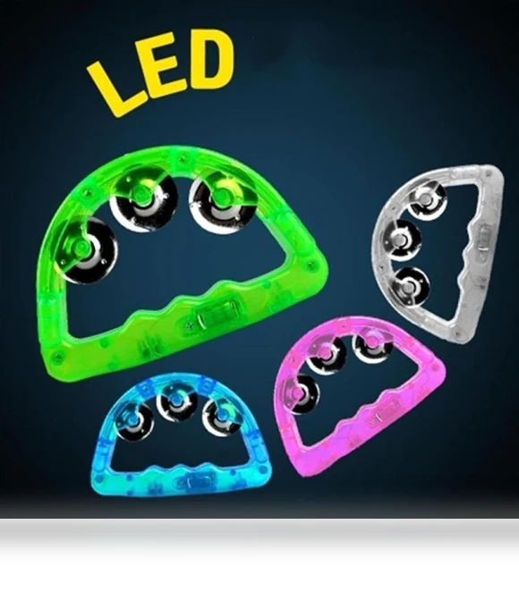 LED Tambourine — Musical Toys, Unfamiliar Gears