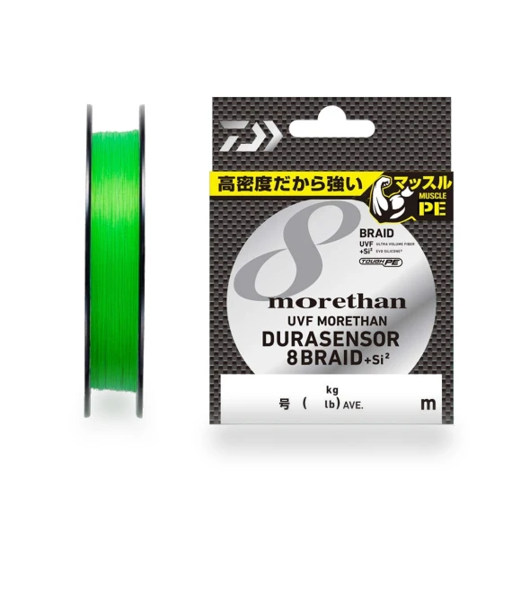 PE Line UVF Morethan DuraSensor 8 Braid — Braided, Daiwa