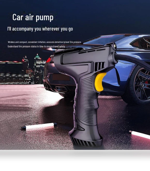 Portable Dual-Purpose Air Pump with Wireless Charging — Ammeters, AI Supermarket