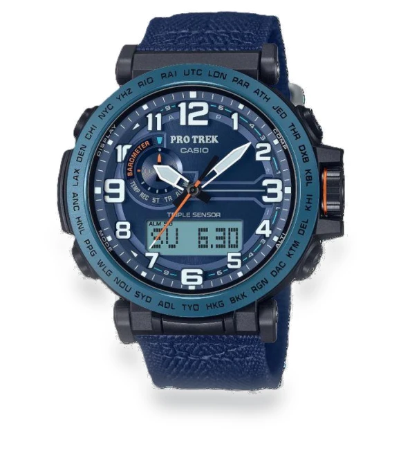 Pro Trek Series with Three Sensors, Compass for Climbing, Touchscreen, Solar — Sport Watches, Casio