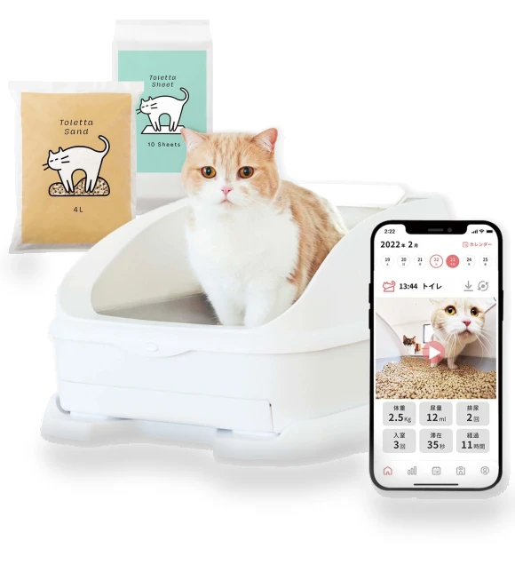 Smart Cat Toilet with Health Monitoring — Urine Detectors, YRstudio