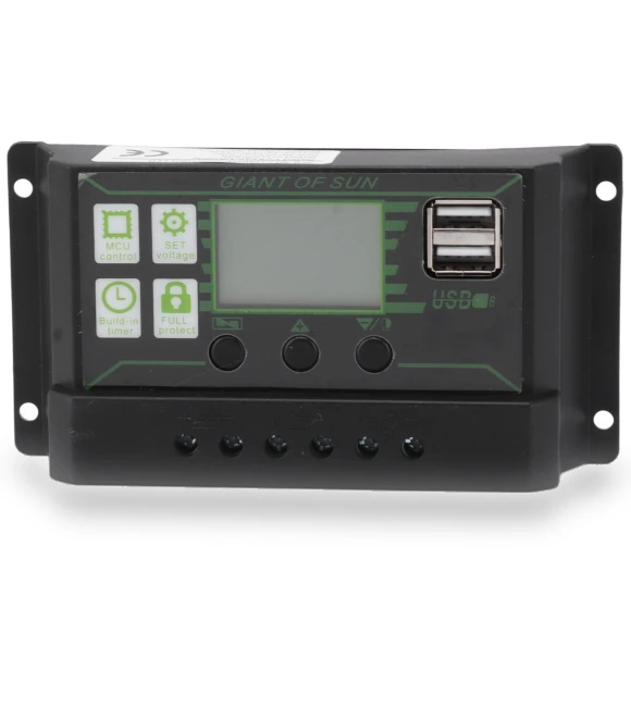 Solar Charge Controller with LCD Display — Solar Chargers, OutsideWorld