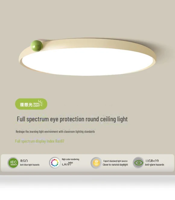 Ultra-Thin Full Spectrum Ceiling Light — Overhead Lighting, WoW Home