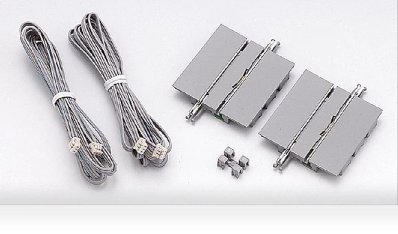 Wide Tram Sensor Rail Set — Couplers & Trucks, TOMYTEC