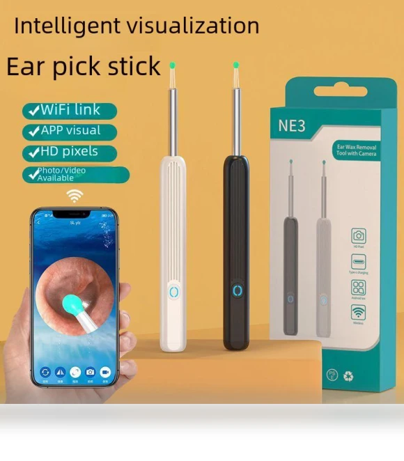 Wireless WIFI HD Endoscope for Ear Cleaning — Syringes, AI Supermarket